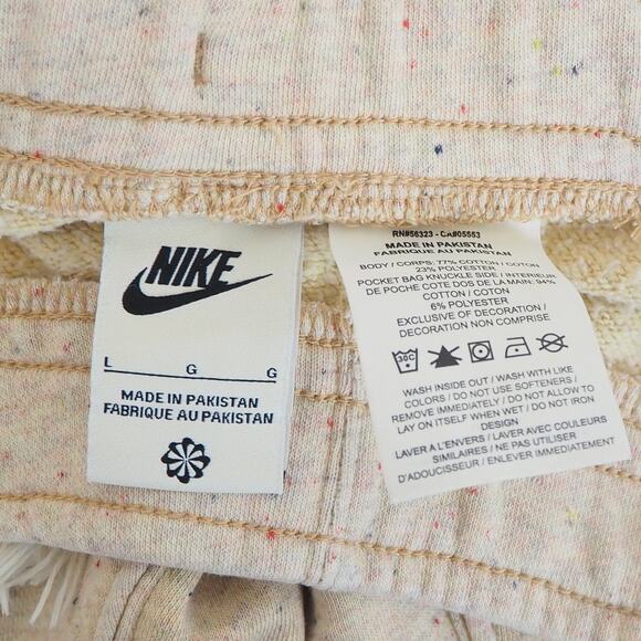 Nike Club Sportswear Revival Sweatpants- Mens Large- Speckled Joggers - Picture 4 of 9